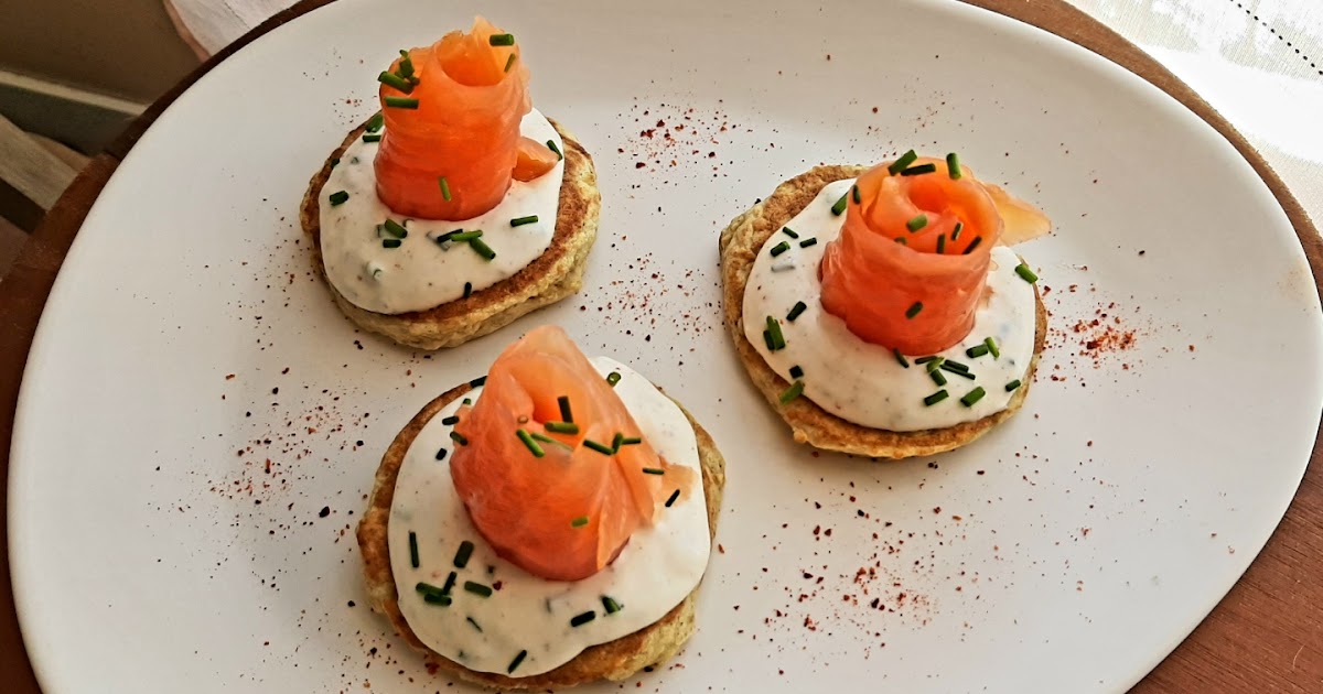 Truite fumée blinis de pommes de terre Les Viviers de Langeais